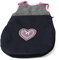 Bayer Chic 2000 794 26 Puppen Bola, Schlafsack für Babypuppen, Melange grau-Navy, blau