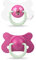 Suavinex Schnuller, wendbar, Night&Day +18 m, Hase, Rosa, 2 Stück