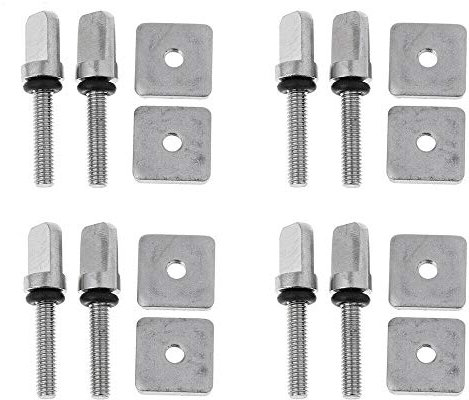 FASTROHY 8 Sets Edelstahl Fin Bolt SUP Board Surfboard Longboard Schraube und Platte