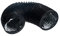 Steinberg14 Nero 100mm-1m Tubo Flessibile Combinato - Tubi di Ventilazione - Tubo di Scarico