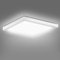 EXTRASTAR Modern Square Flush LED Ceiling Lamp, 24W 2160LM, 134W Equivalent, Energy Saving Panel Light for Living Room - 6500K Daylight