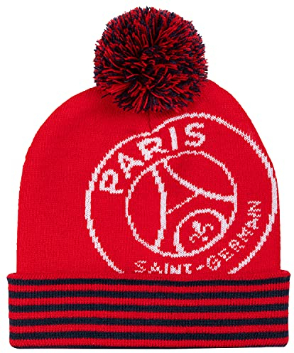 PARIS SAINT-GERMAIN Mütze mit Pompon, für Kinder, offizielle Kollektion, Blau, Einheitsgröße