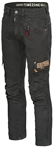 Timezone RogerTZ Roger Herrenhose Cargohose lässig modern (W36/L34, Blue Graphite)