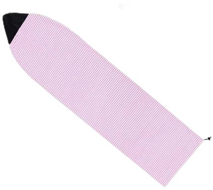Surfboard Sockenabdeckung Surfboard Abdeckung Praktischer elastischer Kordelzug Schutz Surfbrett Stoff Board Sockenschutz für Surfen Sportsf Rosa S