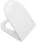 Inbagno Sedile WC dedicato Serie Resort di RAK, Bianco Modello Slim in termoindurente, Chiusura Soft Close