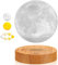 DIDWI Schwebende Mondlampe, schwebendes 3D-Mondlicht Spinning LED Moon Magnetic Levitation Nachtlichter für Zimmer Bürodekoration Coole Geschenke (3 Farben)