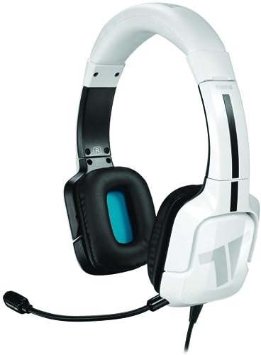 Tritton Kama+ Casque Gaming PC avec Micro Compatible PS5, PS4, Xbox Series, Nintendo Switch - Haut Parleur 40mm - Casque Gamer Filaire avec Microphone Ajustable Omnidirectionnel et télécommande, Blanc