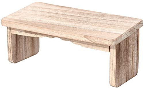 Alipis Buddha Kniehocker Kniemattenhocker Rutschfester Hocker, Kniehocker Hocker zur Meditation Hocker aus Holz Zen-Holzhocker tragbar Schemel Klappstühle Buddha-Hocker Holzstuhl hölzern