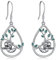 Faultier Ohrringe Sterling Silber Faultier Ohrhänger Niedlich Tier Faultier Schmuck Geschenke für Frauen