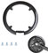 Floatdream Cubre Plato Bicicleta, Cubrecadena Plástico Bicicleta, Disco Cubrecadena 8 Agujeros, para 42 44 Dientes Bicicleta Mountain Bike (Negro)