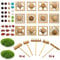 Sand Stamps for Mini Zen Garden Patterns