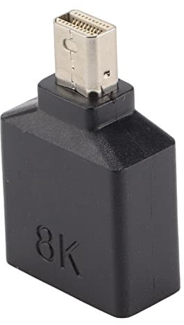 Sxhlseller MiniDP 8K Mini Displayport 1.4 Macho a Mini Displayport 1.4 Adaptador Convertidor de Video Hembra, Displayport Coupler Compact Displayport Extender, Plug and Play