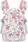 GAGAKU Puppentrage Kinder Tragetuch Baby Puppenzubehör Puppenwagen Puppen Tragetaschen ab 3 Jahre 100% Baumwolle - Pink Wachsblumen