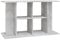 vidaXL Aquarium Stand in Concrete Grey - Engineered Wood Aquarium Support with Multi-tier Storage - Modern Fish Tank Stand 100x40x60cm