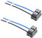 CGEAMDY 2 Stück Keramik H7 Sockel, Weiblich Scheinwerfer Kabelbaum Umbausatz Stecker Adapter Sockel, Nebelscheinwerfer Nachrüstung(Blaues und schwarzes)