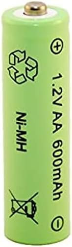 Batterie Solaire Rechargeable Ni-MH NiMH AA Mignon 1.2 V 600 MAh.8 Pièces