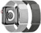 Mugust 2pcs Métal Bracelet Compatible Bracelets Apple Watch 40mm 41mm 38mm 44mm 49mm 45mm 42mm Femmes Hommes,Milanais Bracelet Magnétique pour iWatch Series 9 SE 8 7 6 5 4 3 2 1 (38/40/41mm,A)