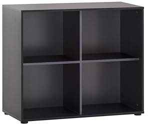 Schildmeyer Regal Aino 155721, schwarz matt, 100 x 41 x 83,6 cm
