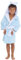 Personalised Animal Dressing Gown Baby Girl Boy Hooded Bathrobe (Blue Bear Face, 2-3 Years)
