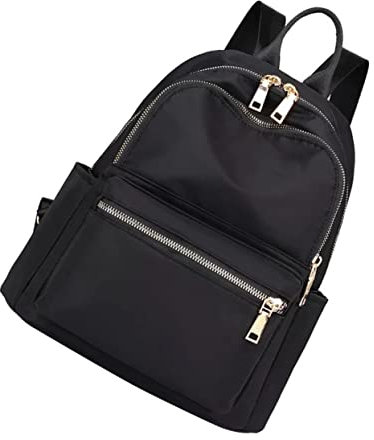 SAFIGLE Oxford Stoff Rucksack Damen Medium Leichter Alltagstasche mit Reißverschluss für Reisen Schule Freizeit Zufällige Farbe