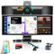 Vtopek Display Carplay 11,26 pollici Wireless Carplay Android Auto Display con Dashcam 2,5K 1080P Retrocamera Portatile Driveplay Carplay con Dual Bluetooth 5.0 Mirror Link Siri Assistente 64GB