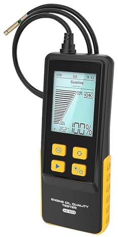 Auto Bremsflüssigkeitstester, AS503 Digitale Bremsflüssigkeit Messgerät Bremsflüssigkeitsprüfer Intelligentes Fuel Pressure Tester Messgerät mit 2.8 LCD Bildschirm und Hochpräziser Sonde