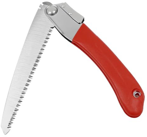 Pruning Saw, 8 Inch Heavy Duty Hand Saw, Premium Folding Hand Saws with Secure Lock Comfort Soft Grip for Garden or Tree Pruning,Sharp Lightweight Foldable Saws Ideal for Branches, Trimming, Camping