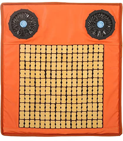 Tyenaza -Lüfter Sitzplatzkissen, Windkraftverstellbares, atmungsaktives, kühles Auto -Stuhl -Pad für Autossitze, Home Office Stuhl, Rollstuhl (49 x 43,5 cm)