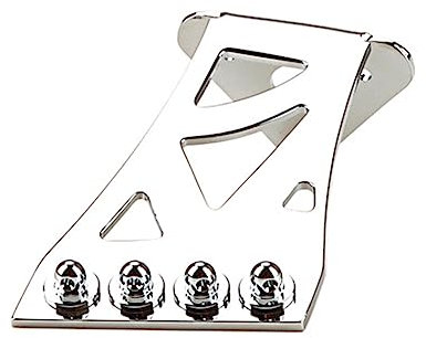 Kueohse 4-Saitiger Banjo-Saitenhalter für Gitarren-ErsatzzubehöR, Silber