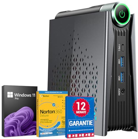 various Gaming PC, AMD Ryzen 9 6900HX (8C/16T, bis zu 4.9GHz),32GB DDR5 1000GB M.2 NVMe SSD Computer mit Windows 11 Pro | 4K Triple Display | USB 3.2 Type-C | 1 Gigabit Ethernet | WiFi 6 | BT 5.2