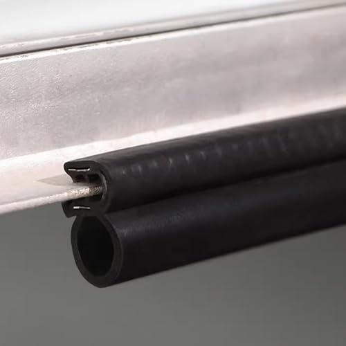 Joint de Bas de Porte de Garage avec Bande D'Acier Intégrée, Facile à Installer Joint Porte Entree for Bloquer Le Bruit et Empêcher Les Courants D'Air for Volet Roulant