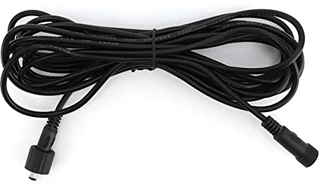 Naroote Cavo di Prolunga CC, Cavo di Alimentazione in Ottone Siliconico 24 AWG per Luci Solari, Pompe di Ossigeno, Faretti da Prato con Design Leggero e Resistente, Ideale per Varie Applicazioni