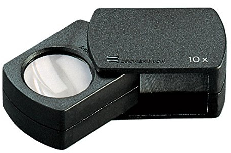 Einschlaglupe [Eschenbach 110910] Vergrößerung 10x, Linsengröße Ø23 mm