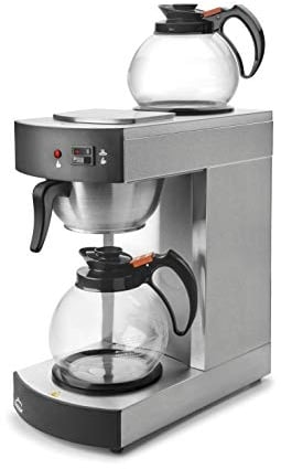 Lacor - 69272 - Cafetera Eletrica Con 2 Jarras 2100w 1,8Litros - Gris