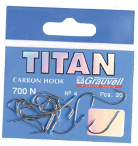 Grauvell Hook Titan Sorte: 620N Größe: 8 ungebundene Haken