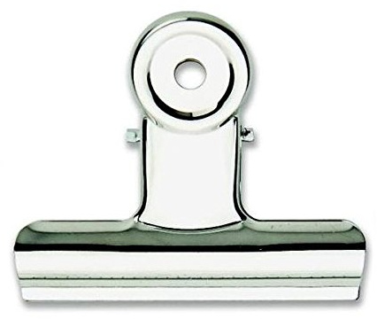 Whitecroft Essentials Value 20mm Letter Clip - Silver (Pack of 10)