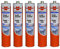 5 x Würth Konstruktionsklebstoff Klebt + Dichtet weiß (4011231819732) 300ml