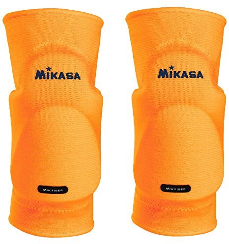Mikasa Kobe - Ginocchiere Senior, Unisex, Taglia unica, Arancione neon