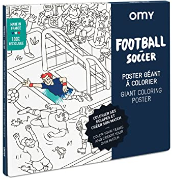 my o Giant Coloring Poster 70 x 100, Football