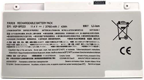 VGP-BPS33 Laptop Batteria per SONY VAIO T T14 T15 SVT14 SVT15 SVT151A11L SVT151A11M SVT1511M1E SVT141A11L SVT141A11W SVT141C11L SVT141C11W SVT14126CXS SVT14113CXS SVT15115CXS SVT15112CXS SVT1511M1ES