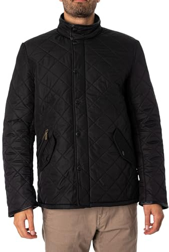 Barbour Herren Jacke schwarz Schwarz M