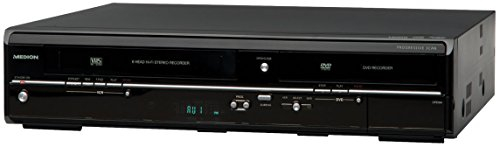 MEDION LIFE E70004 (MD 83425) Dig. DVD- & Videorecorder (Kopierfunktion, Xvid, MPEG, HDMI, 6-Kopf HiFi-Stereo Videorecorder) schwarz