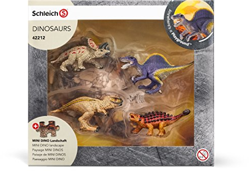 Schleich - Mini Dinos con Puzzle de Zona con Lava (42212)