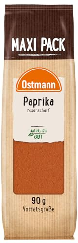 Ostmann Gewürze - Rosenpaprika scharf | 90 g im Beutel | Pikantes Gewürz für Dips und mexikanische Speisen