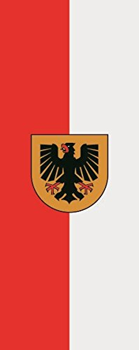 U24 Fahne Flagge Dortmund im Hochformat Premiumqualität 150 x 600 cm
