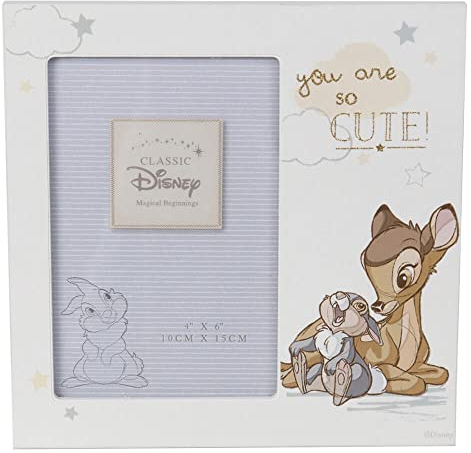 (Bambi) - Disney Magical Beginnings 10cm x 15cm MDF Photo Frame Bambi & Thumper DI410