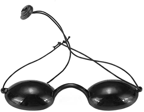 Winwill Laserschutz-Brille, Sicherheitsbrille, IPL (Intensiv gepulstes Licht), für die Schönheitsklinik, schwarz.