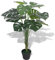 vidaXL Planta de Monstera Artificial con Macetero 70 cm Verde Maceta Plástico
