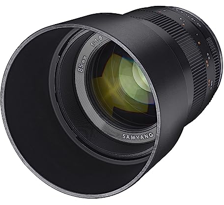 Samyang SA3501 - Tele-Objetivo Medio CSC 85 mm F1.8 para Sensor APS-C Canon M