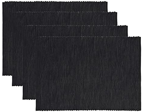 Sander 4-er Set Tischset Breeze, 35x50 cm, Farbe 34- Grafit